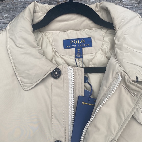 🆕Polo Ralph Lauren 🏇Water Repellent Commuter Coat Khaki Big & Tall Size 1XB - Picture 9 of 15